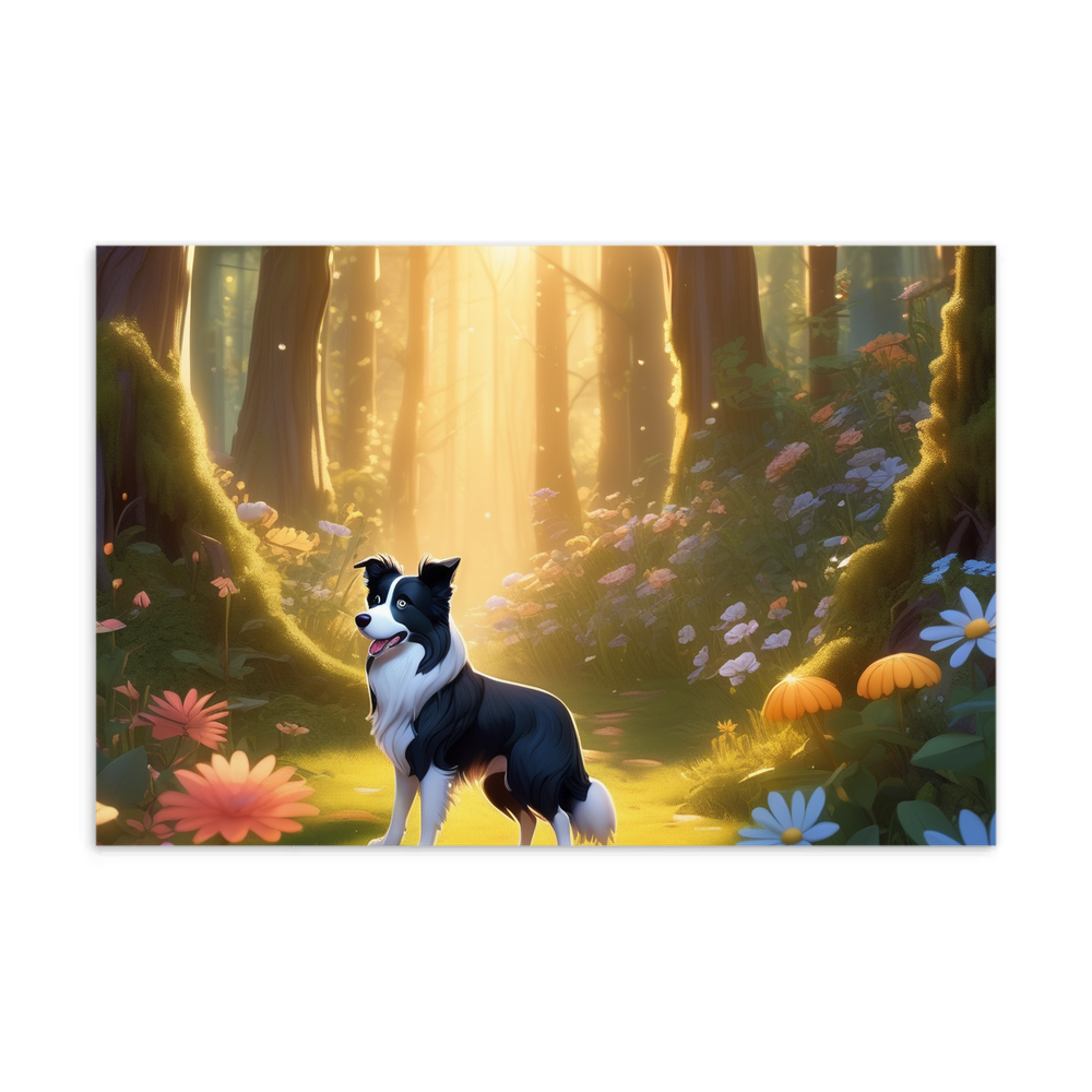 PugMug Custom Border Collie Postcard