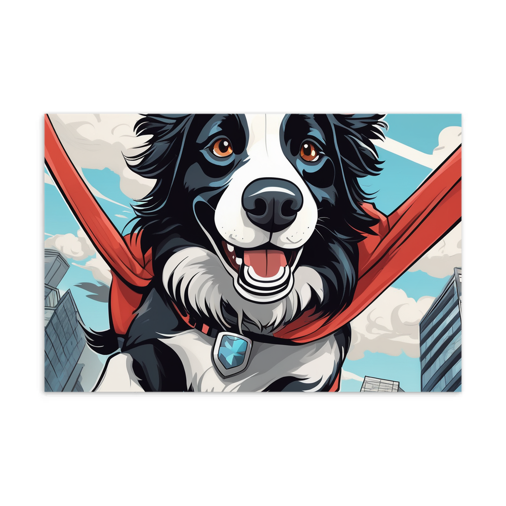 PugMug Custom Border Collie Postcard