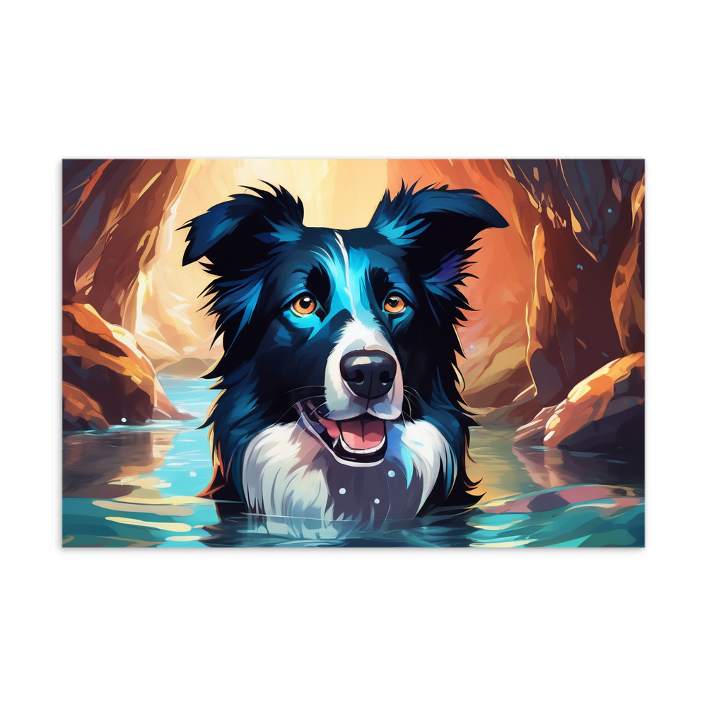 PugMug Custom Border Collie Postcard