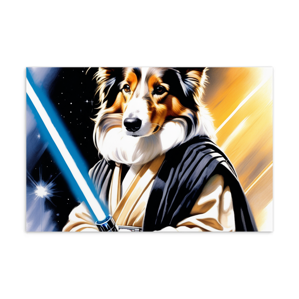 PugMug Custom Collie Postcard