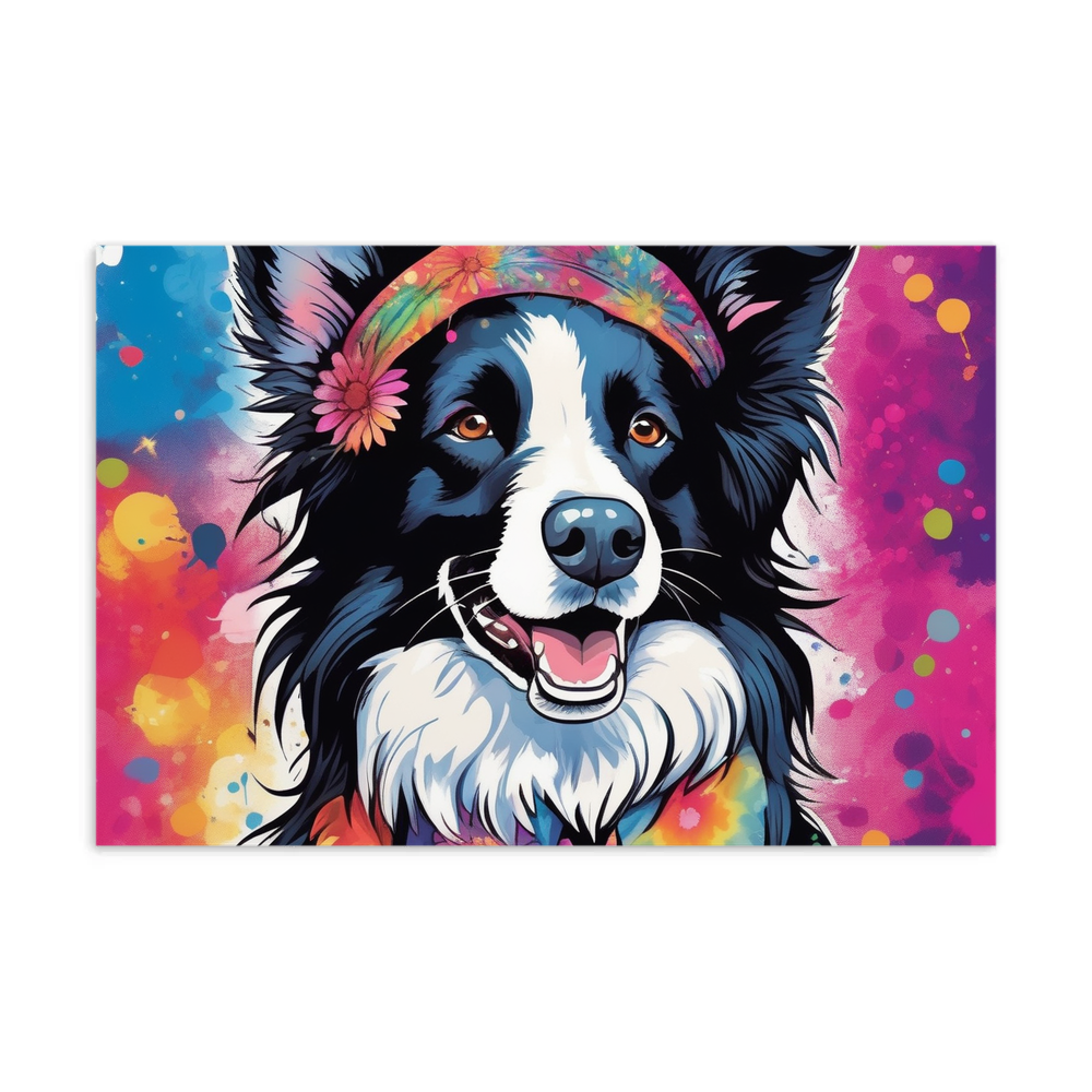 PugMug Custom Border Collie Postcard