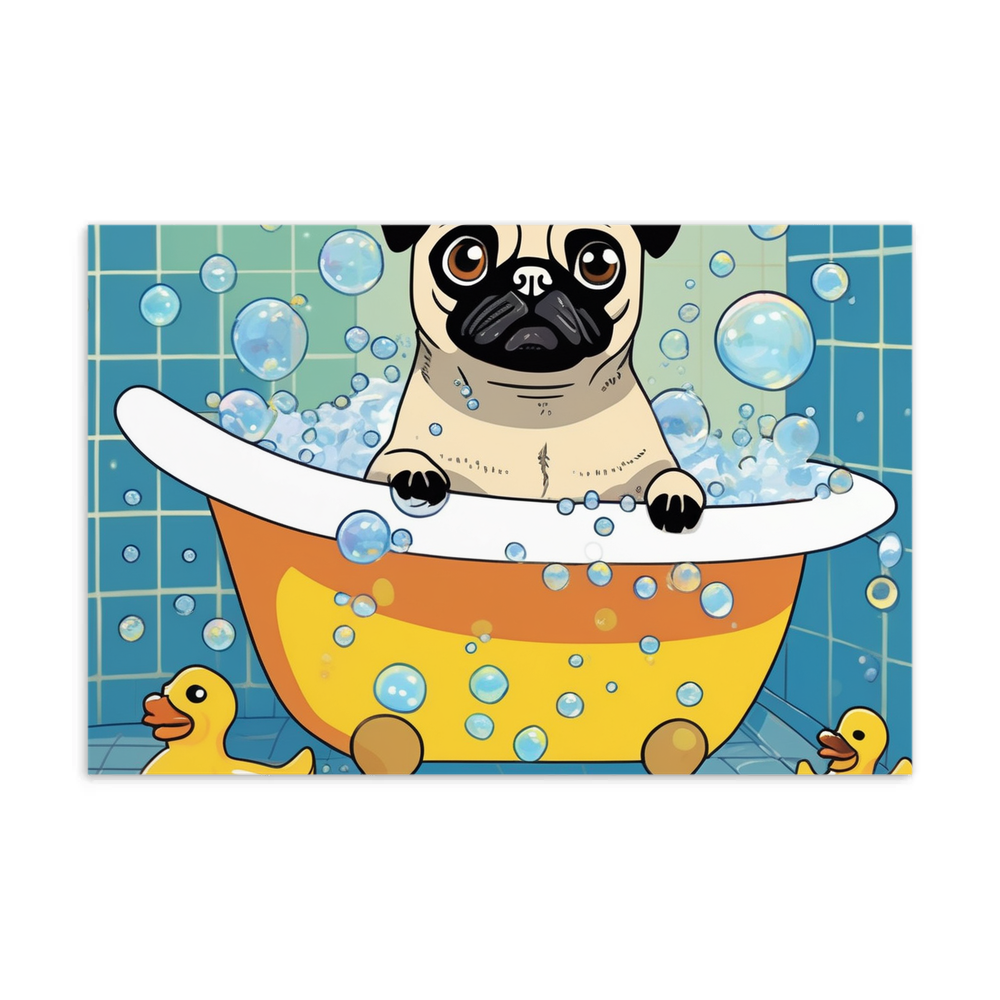 PugMug Custom Pug Postcard