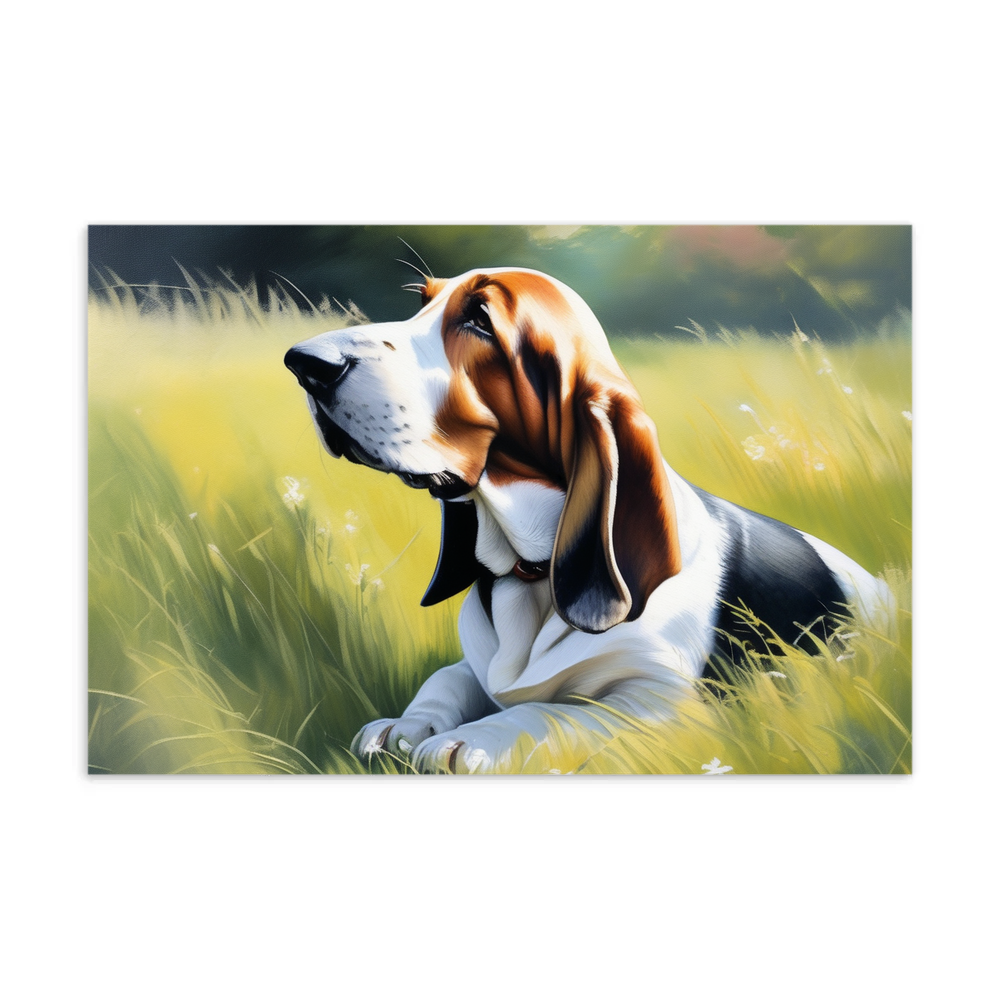 PugMug Custom Basset Hound Postcard