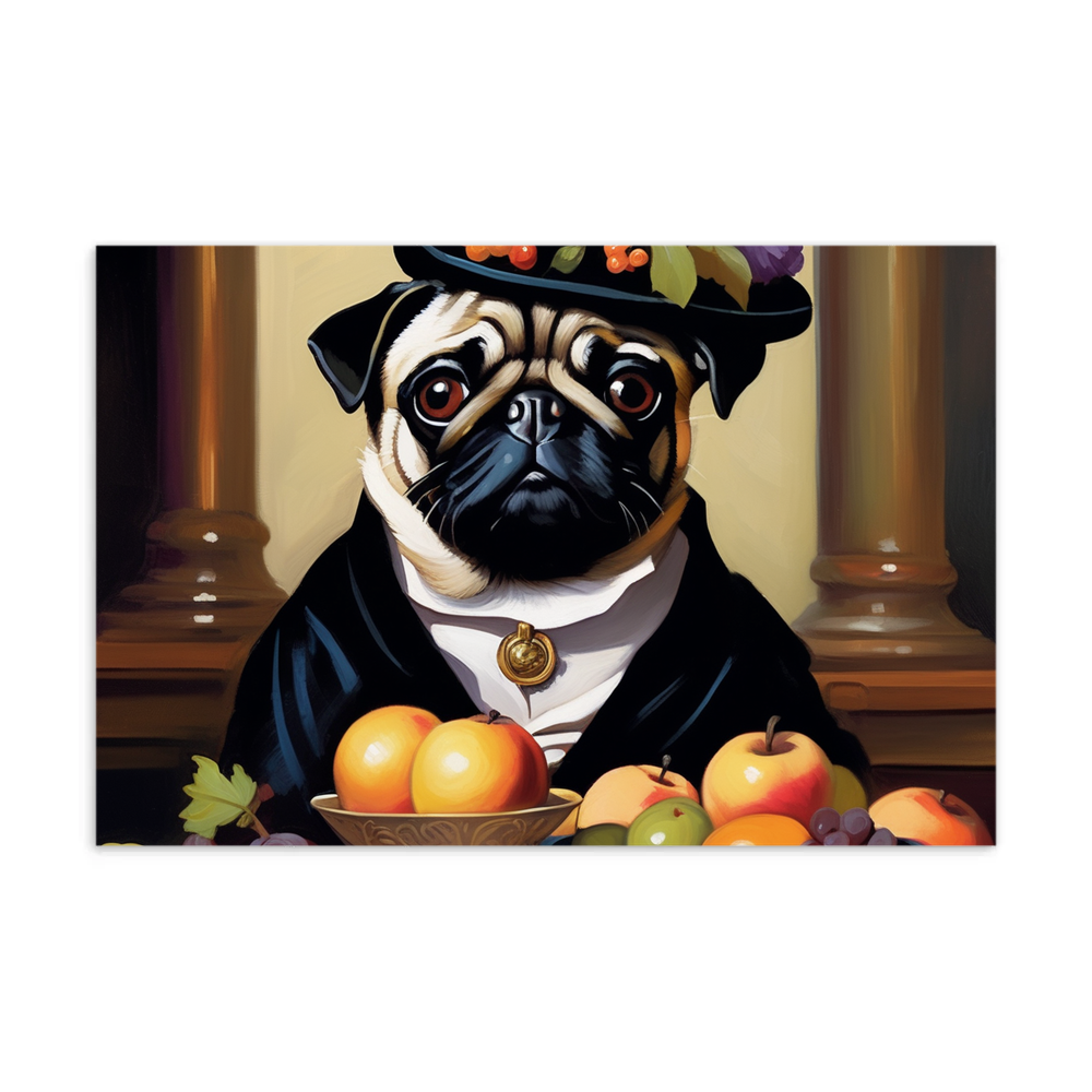 PugMug Custom Pug Postcard