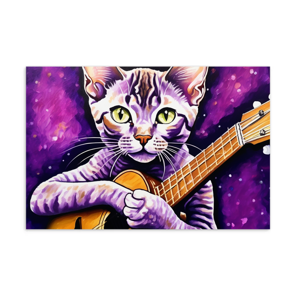 PugMug Custom Tabby Devon Rex Cat Postcard