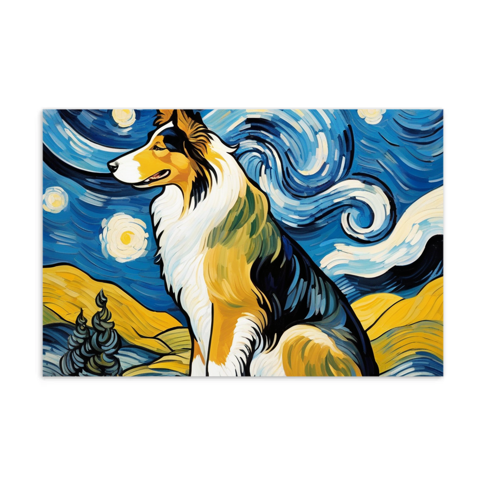 PugMug Custom Collie Postcard