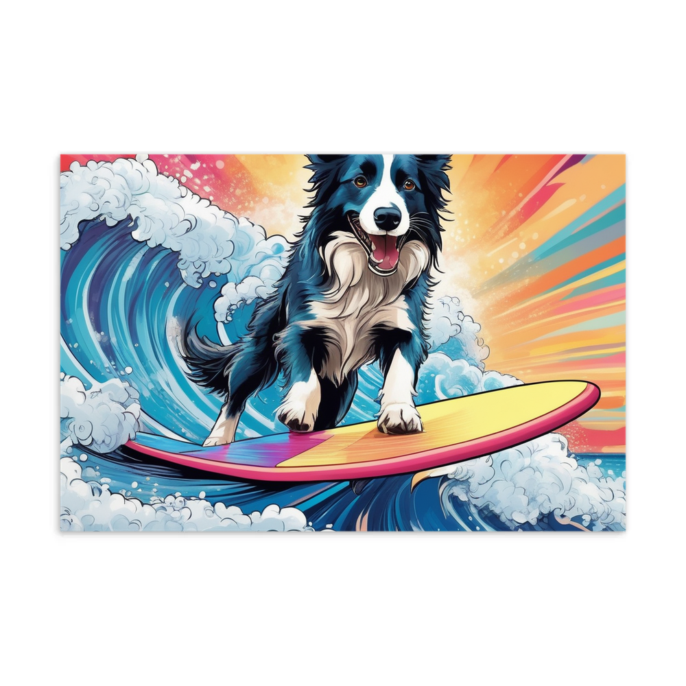 PugMug Custom Border Collie Postcard