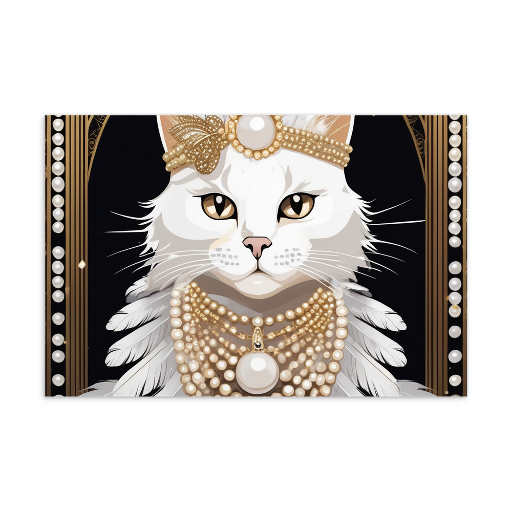 PugMug Custom White Companion Cat Postcard