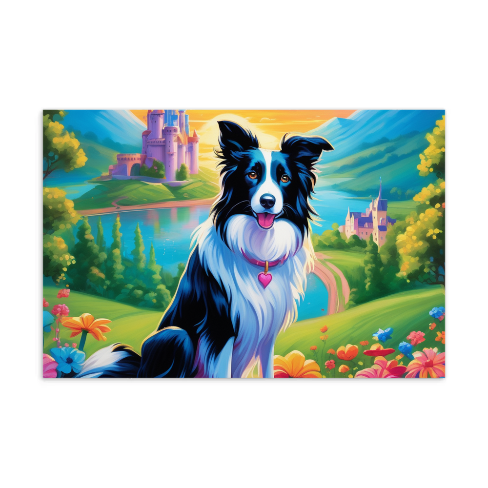 PugMug Custom Border Collie Postcard