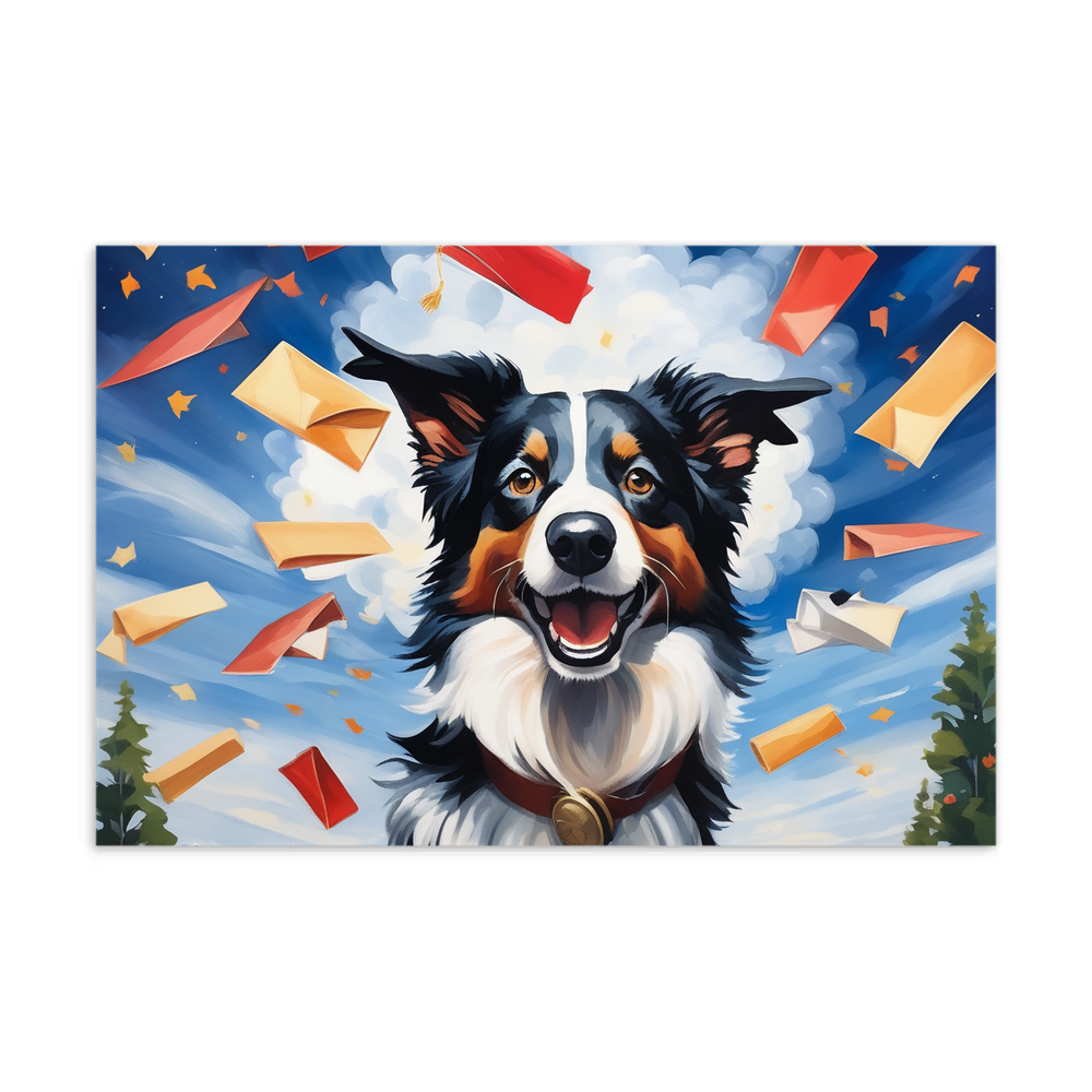 PugMug Custom Border Collie Postcard