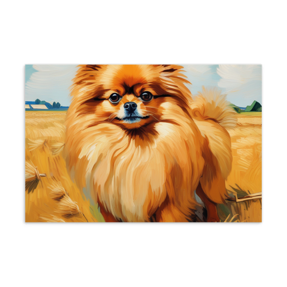 PugMug Custom Tan Pomeranian Postcard