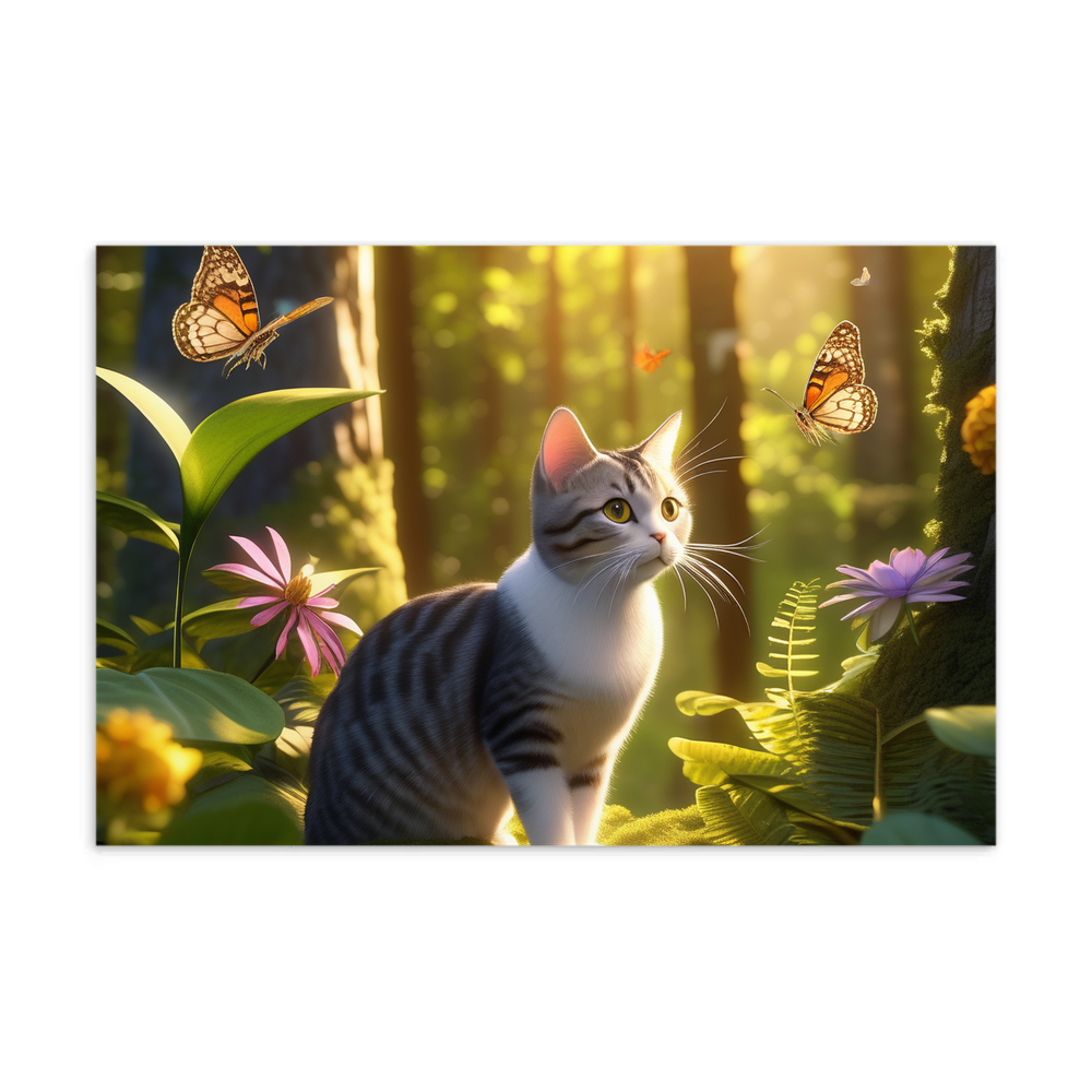 PugMug Custom Tabby American Shorthair Cat Postcard