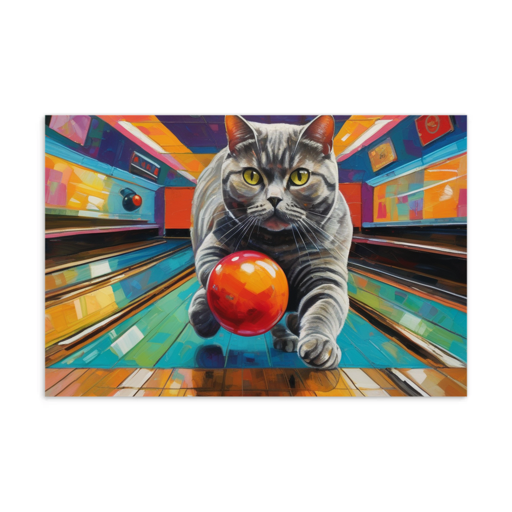 PugMug Custom Tabby British Shorthair Cat Postcard
