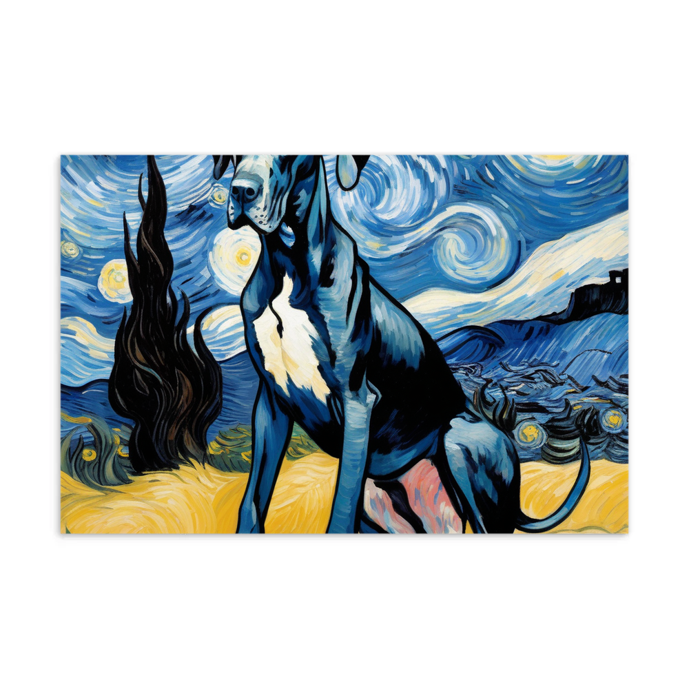 PugMug Custom Great Dane Postcard