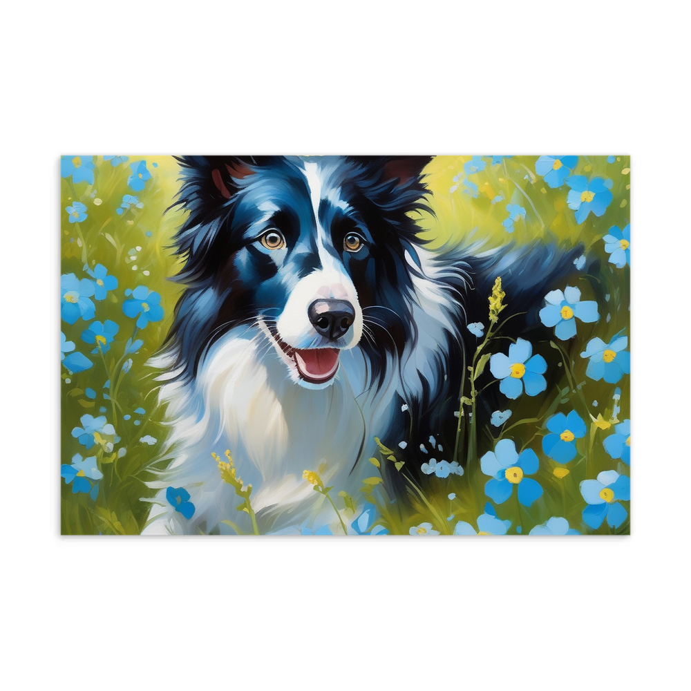 PugMug Custom Border Collie Postcard