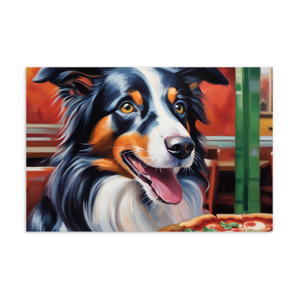 PugMug Custom Border Collie Postcard