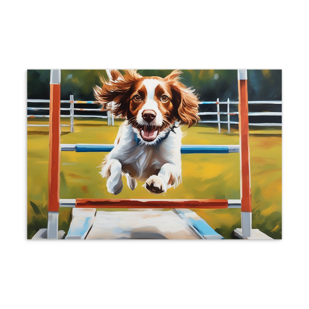 PugMug Custom Brittany Dog Postcard