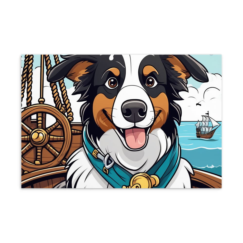PugMug Custom Border Collie Postcard