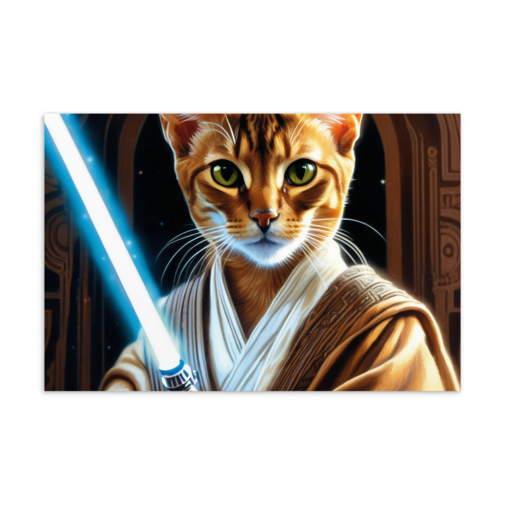 PugMug Custom Tabby Abyssinian Cat Postcard