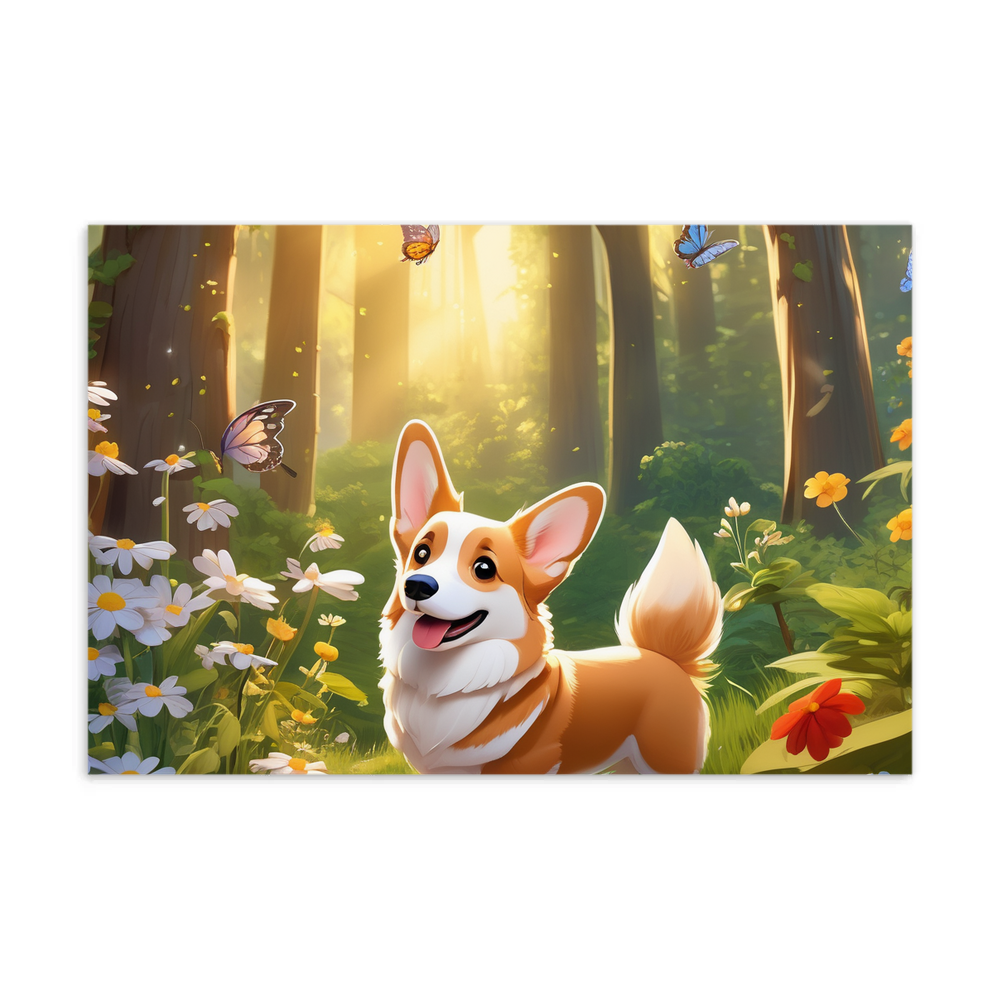 PugMug Custom Pembroke Welsh Corgi Postcard