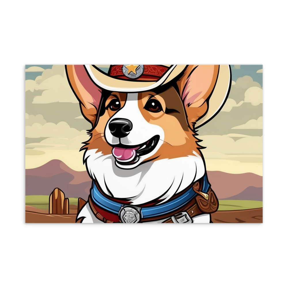 PugMug Custom Pembroke Welsh Corgi Postcard