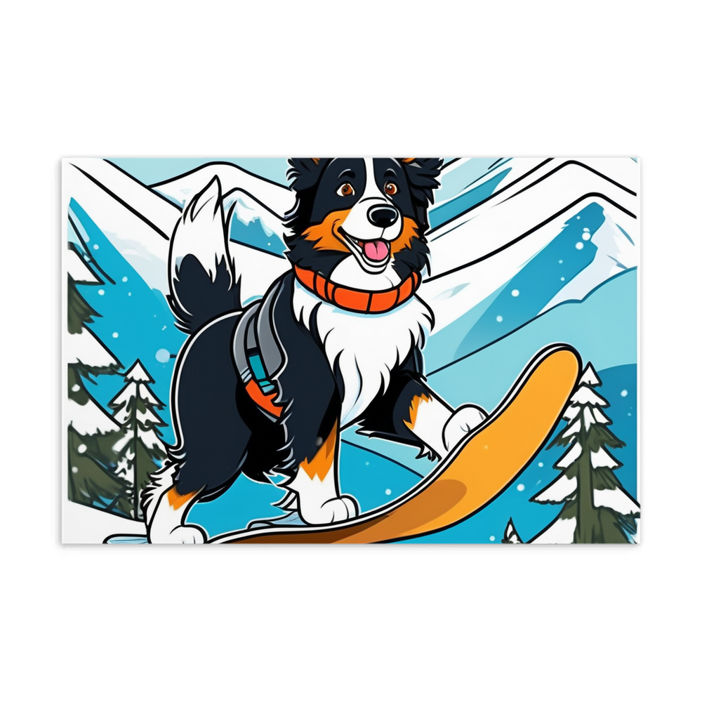 PugMug Custom Border Collie Postcard