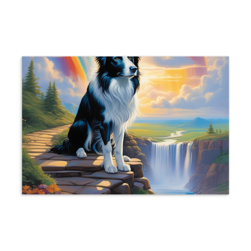 PugMug Custom Border Collie Postcard