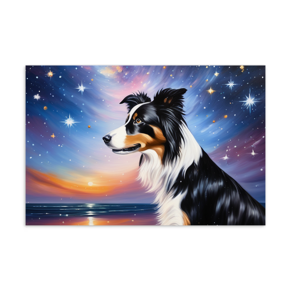 PugMug Custom Border Collie Postcard