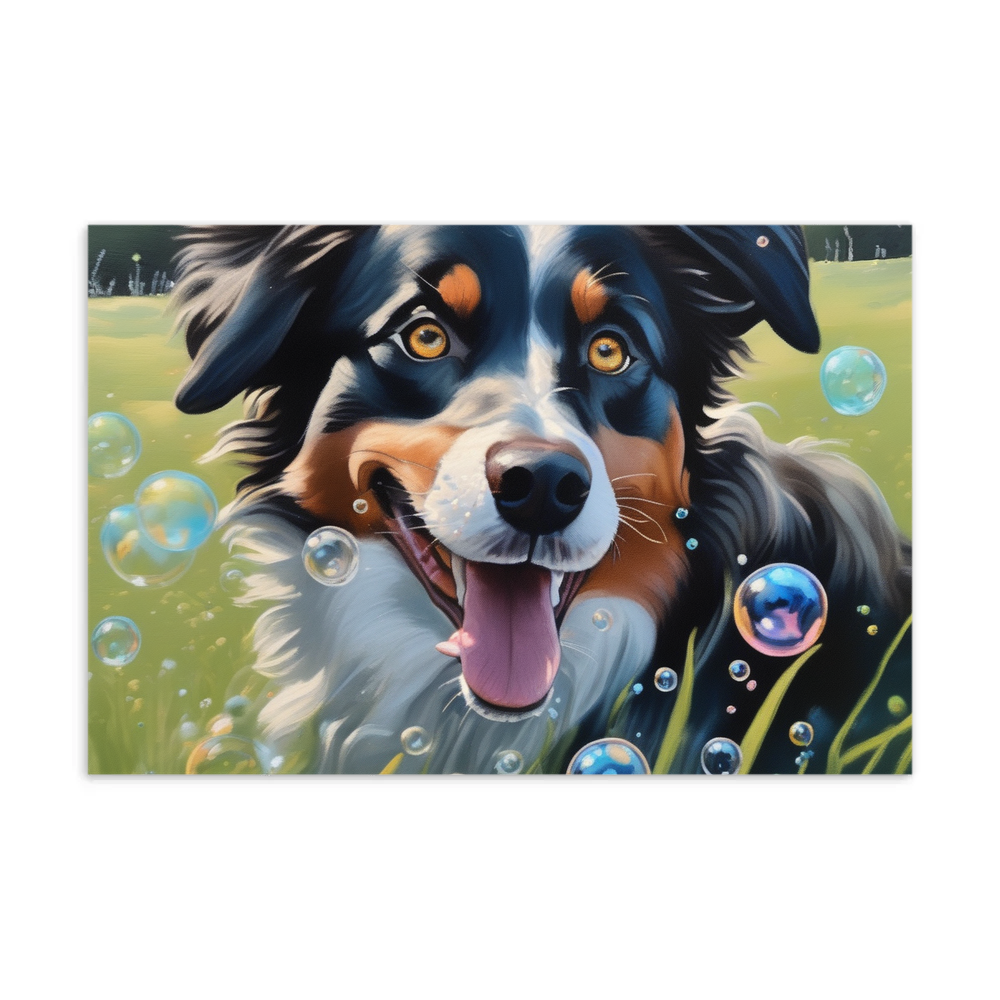 PugMug Custom Miniature American Shepherd Postcard