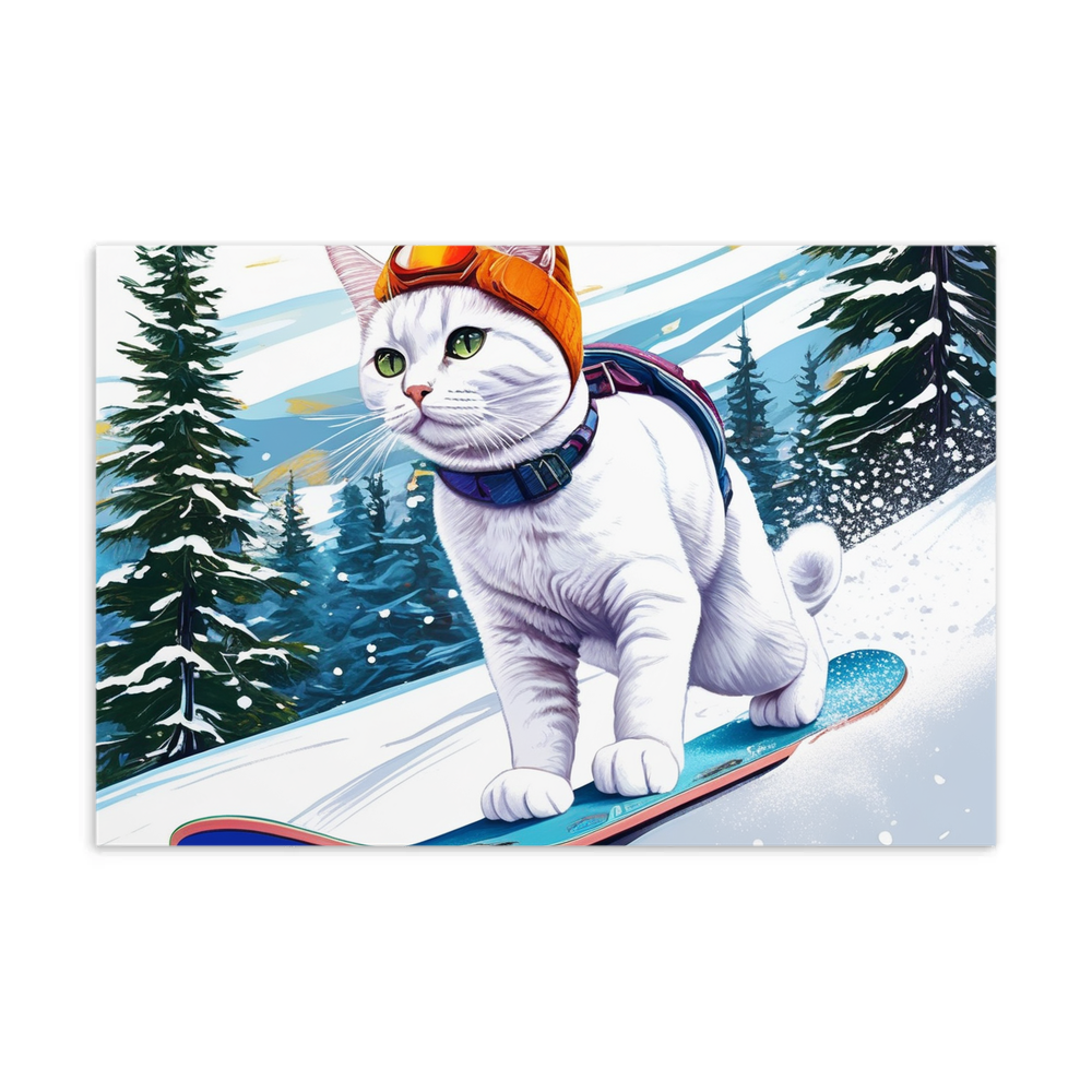 PugMug Custom White Companion Cat Postcard