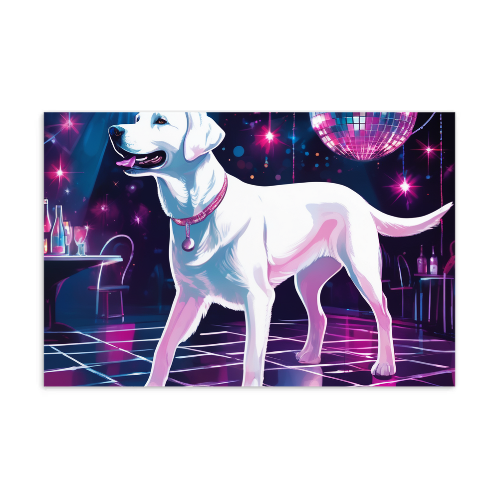 PugMug Custom White Labrador Retriever Postcard