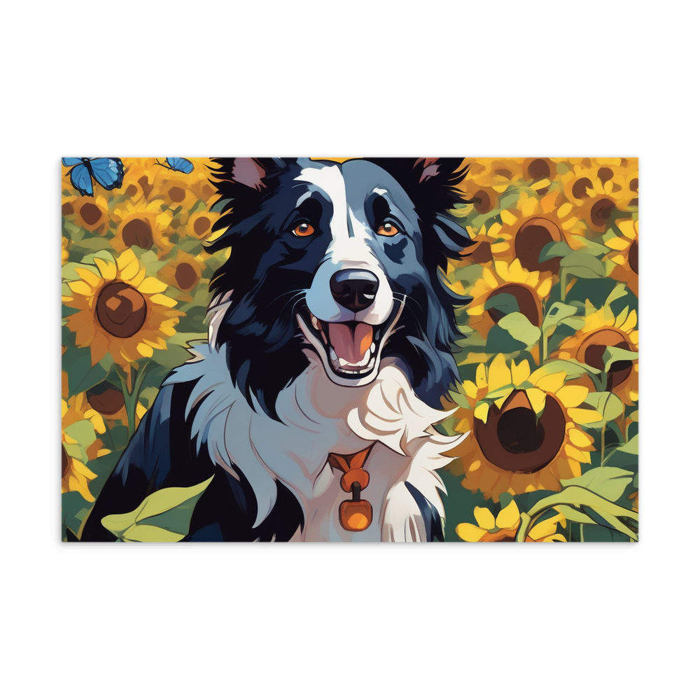 PugMug Custom Border Collie Postcard