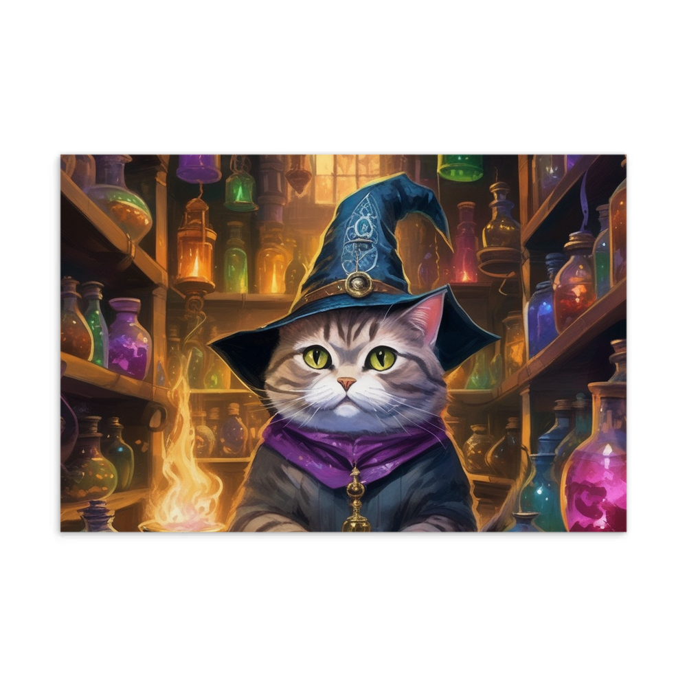 PugMug Custom Tabby British Shorthair Cat Postcard