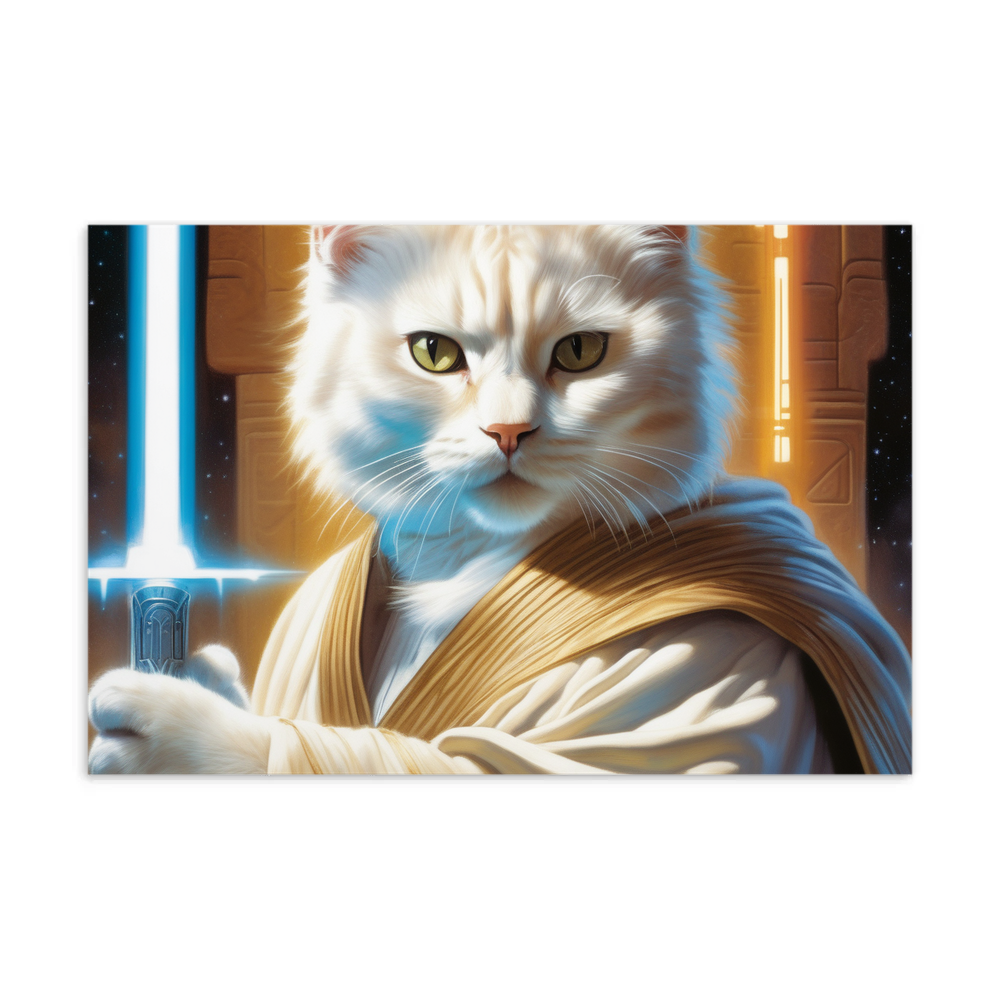 PugMug Custom White Exotic Cat Postcard