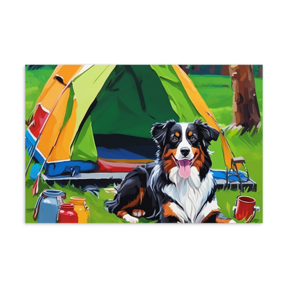 PugMug Custom Miniature American Shepherd Postcard