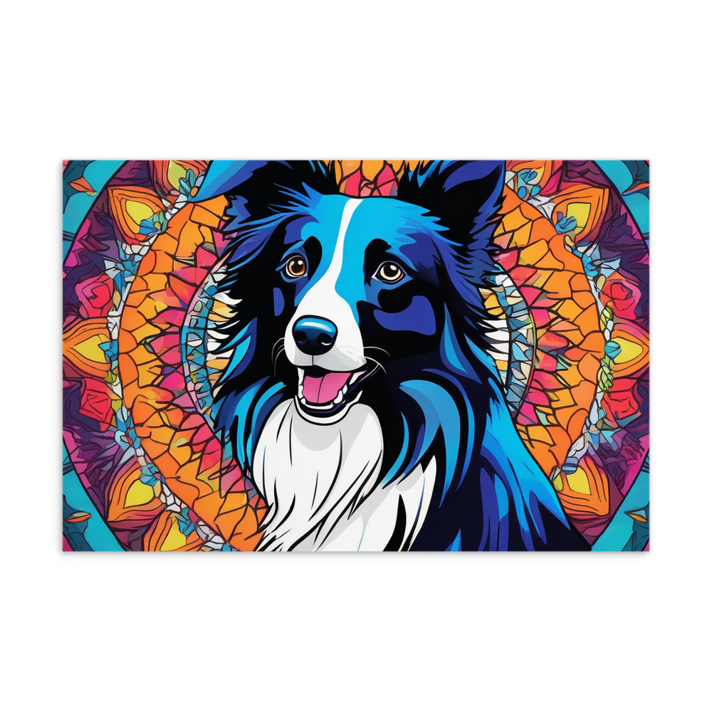 PugMug Custom Border Collie Postcard