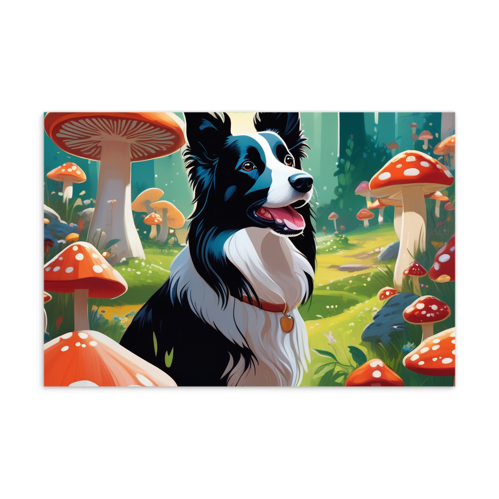 PugMug Custom Border Collie Postcard