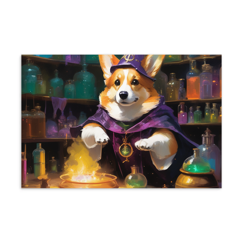 PugMug Custom Pembroke Welsh Corgi Postcard