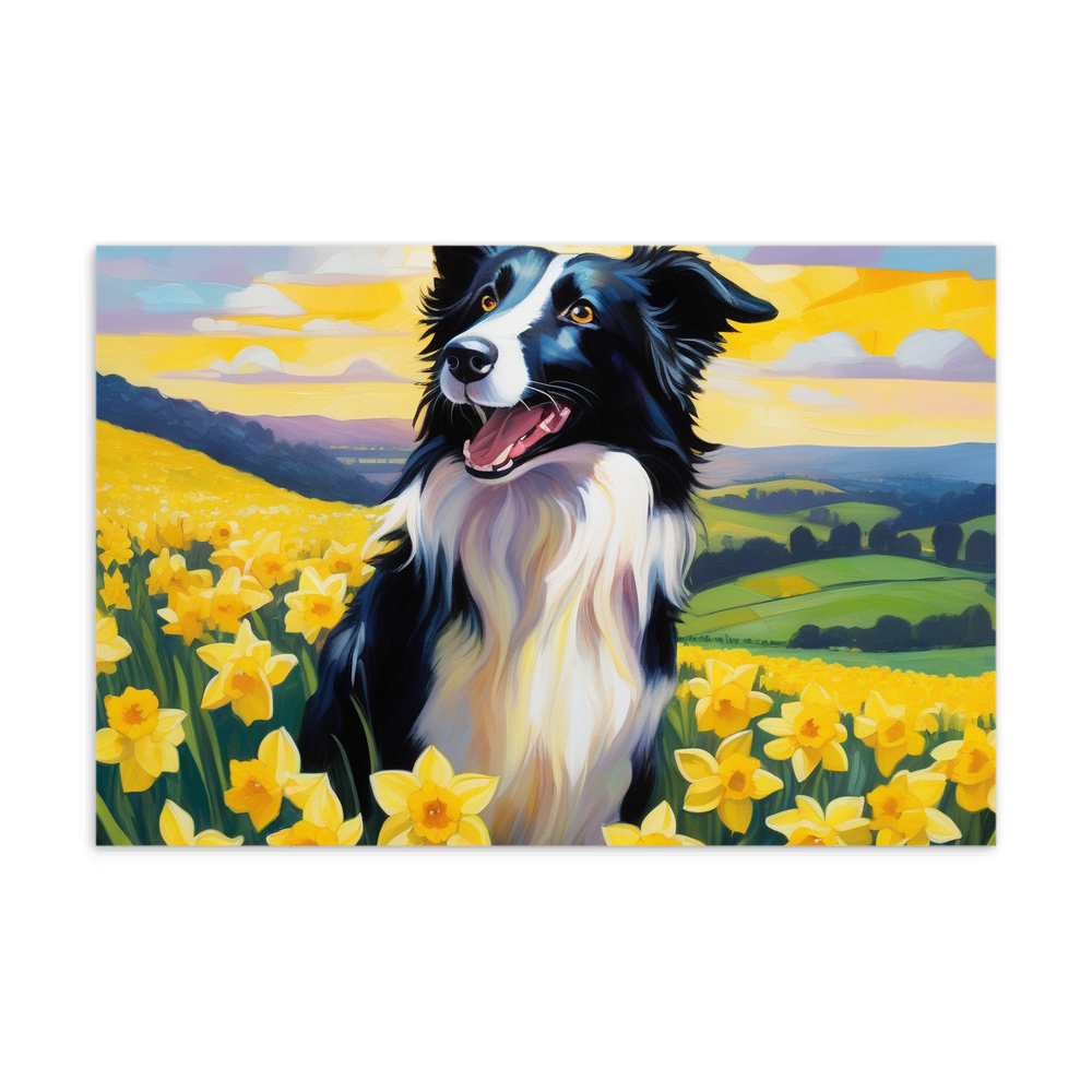 PugMug Custom Border Collie Postcard