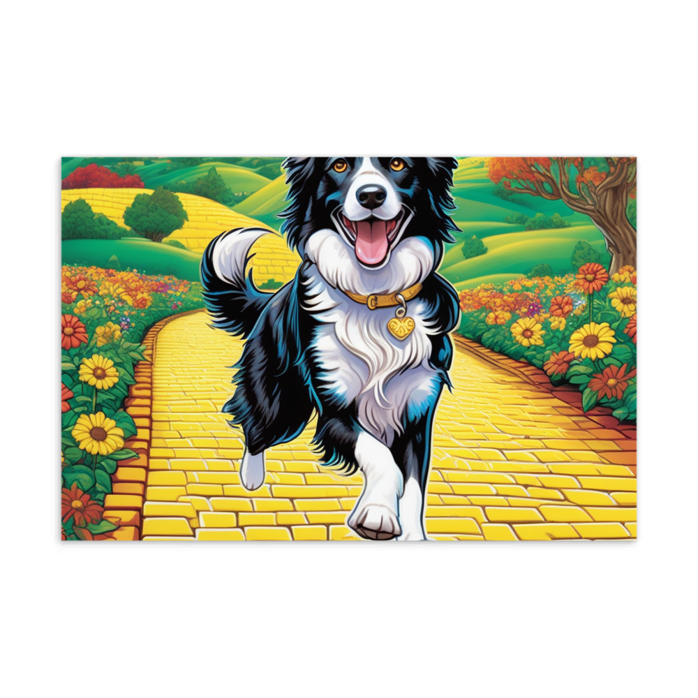 PugMug Custom Border Collie Postcard