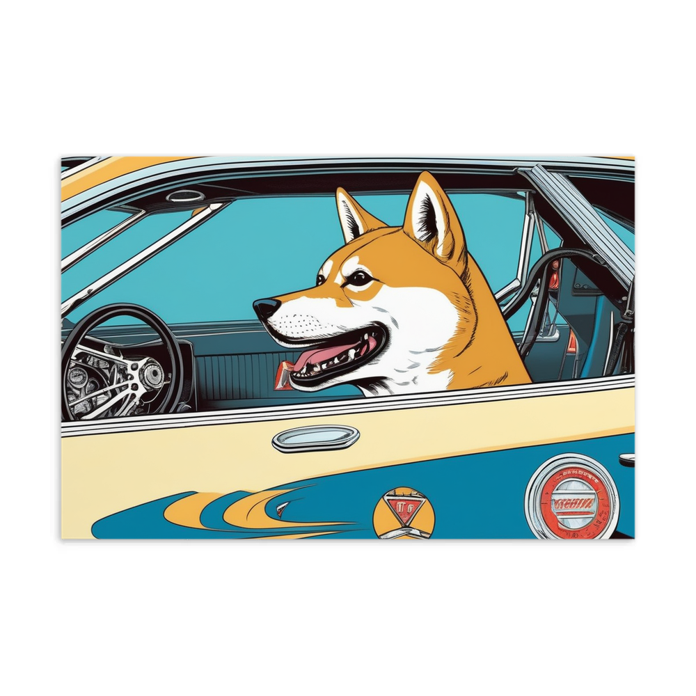 PugMug Custom Shiba Inu Postcard