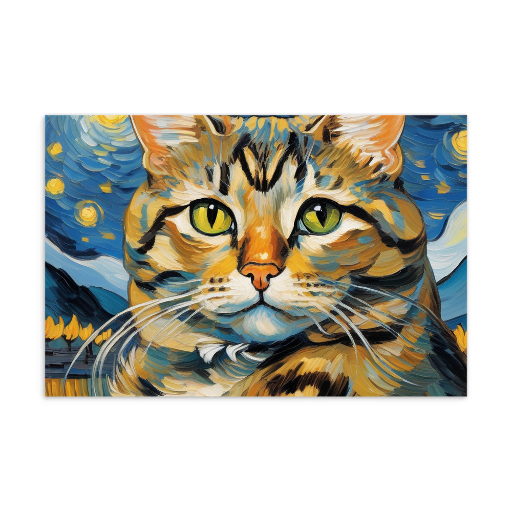 PugMug Custom Tabby Companion Cat Postcard