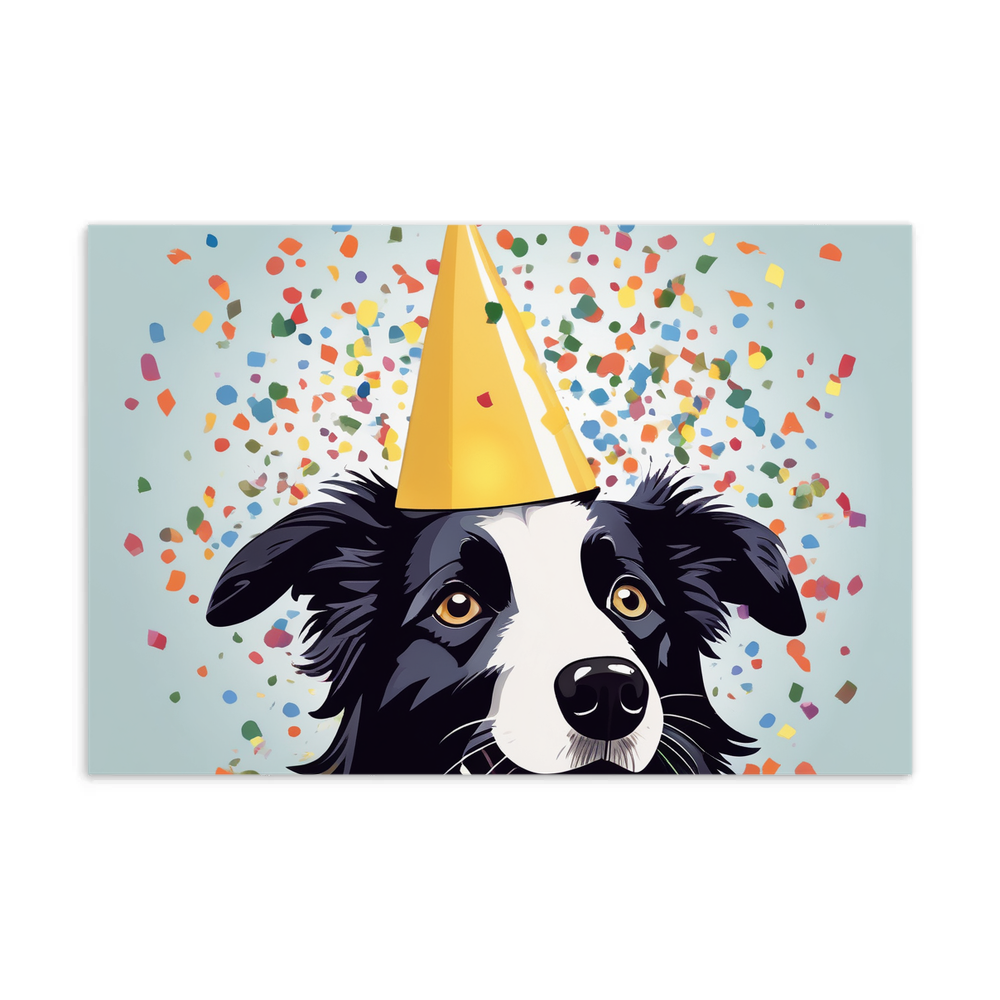 PugMug Custom Border Collie Postcard