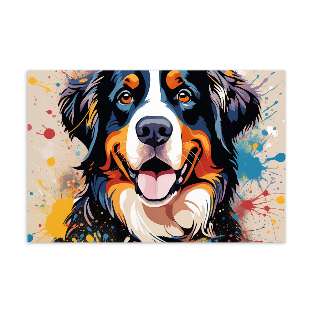 PugMug Custom Bernese Mountain Dog Postcard