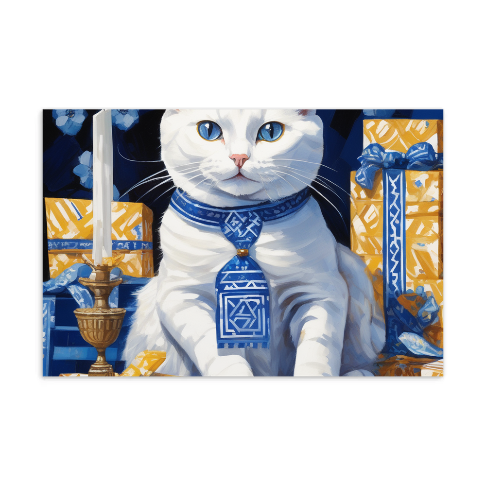 PugMug Custom White Exotic Cat Postcard