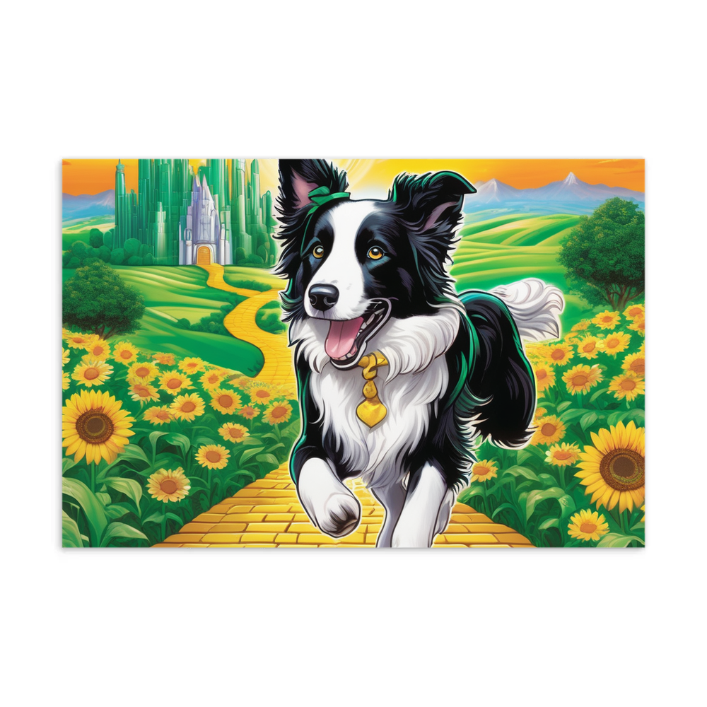 PugMug Custom Border Collie Postcard