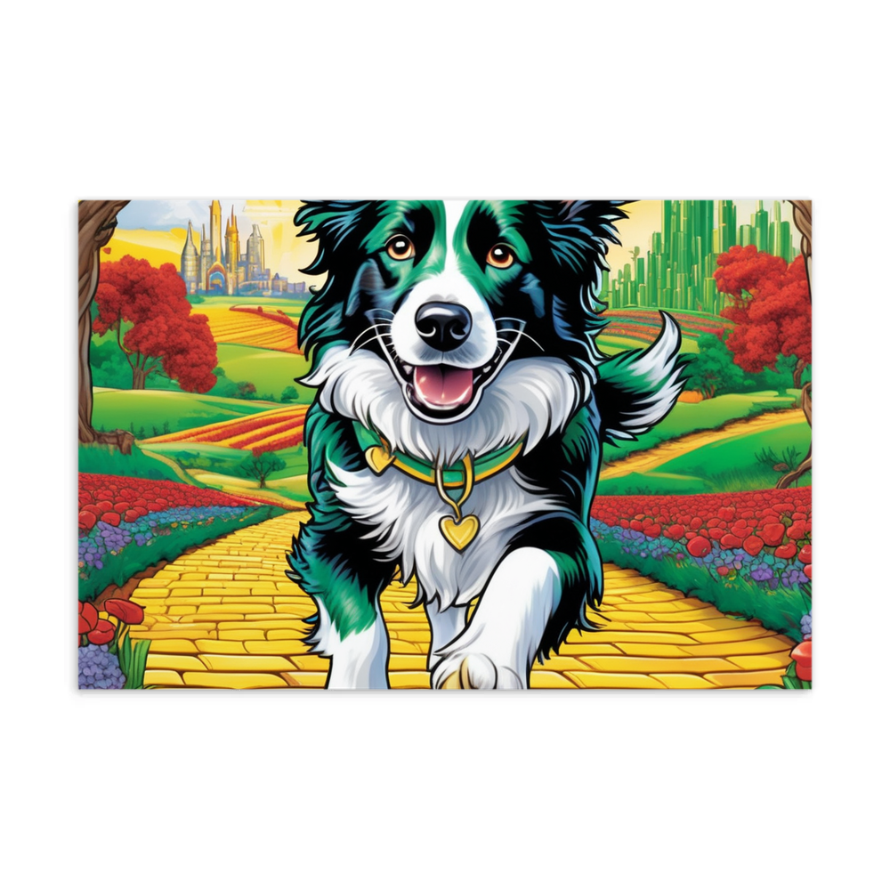 PugMug Custom Border Collie Postcard