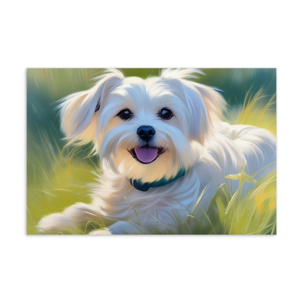 PugMug Custom Maltese Dog Postcard