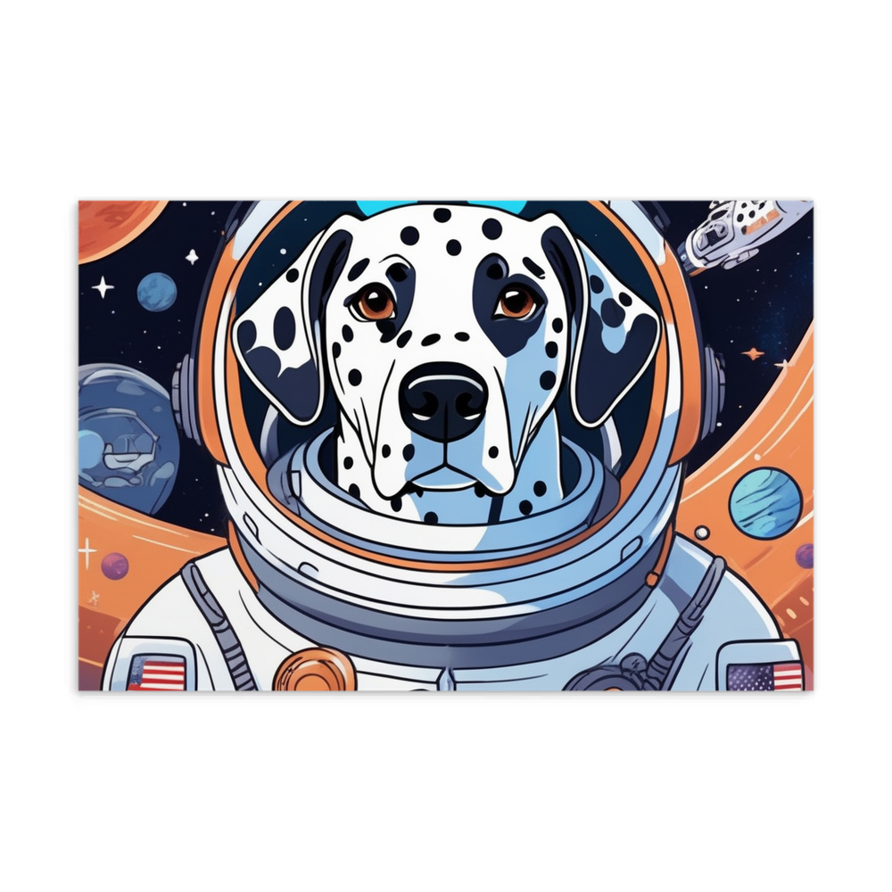 PugMug Custom Dalmatian Postcard
