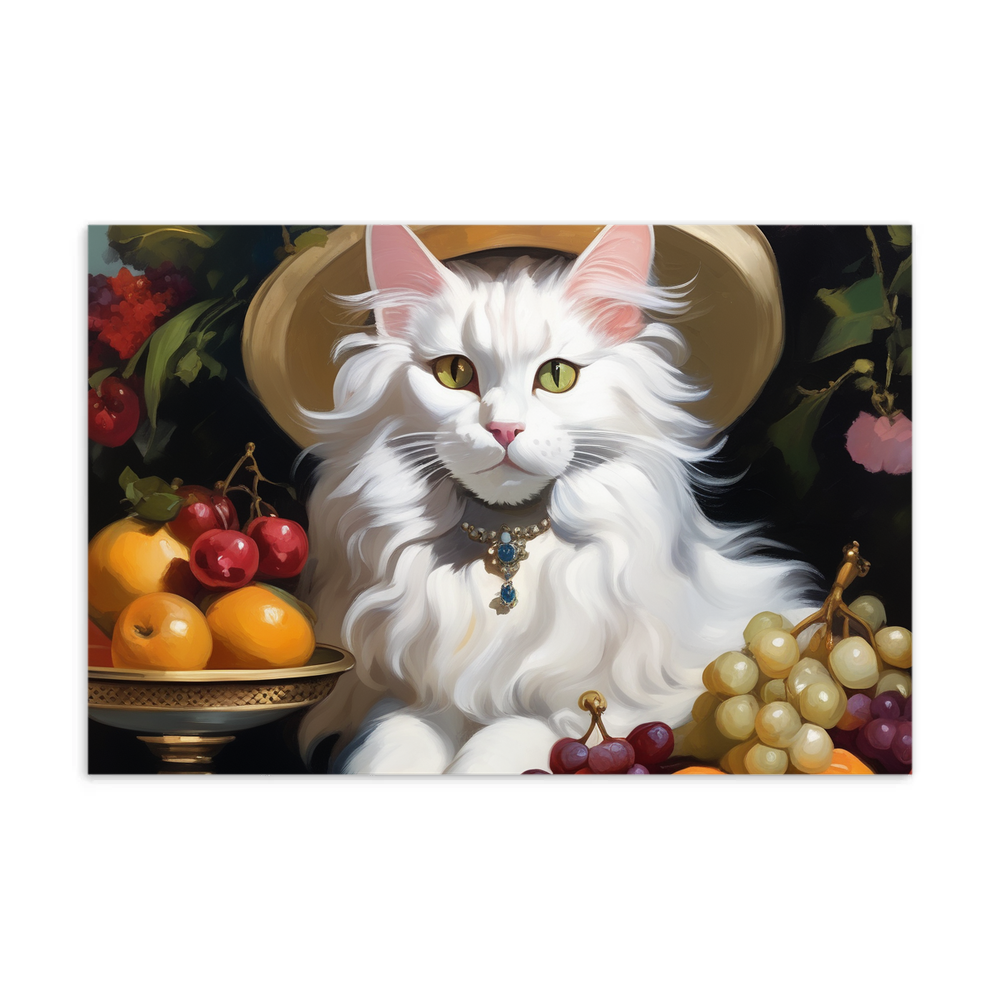 PugMug Custom White Maine Coon Cat Postcard